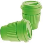 Kit 2x Copo Fibra de Bambu 380ml Nature Eco TopGet Verde