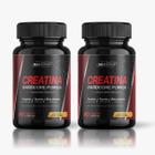 Kit 2x Creatina Concentrada Monohidratada Beta Alanina Taurina 1500 mg Formula Avançada