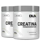 Kit 2x creatina monohidratada (300g) dux nutrition