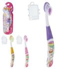 Kit 2x Escova de Dente Saúde bucal infantil com diversão