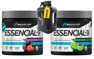 Kit 2x Essencial 9 - 225g + Galão 1,6L Bodyaction