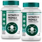Kit 2x Extrato de Própolis com Vitaminas C + D3 + Zinco - 60 Capsulas cada - Nutralin