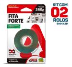 Kit 2x Fita Dupla Face Profissional Extra Forte - 9 Mm X 2m