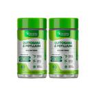 Kit 2x Frascos Quitosana + Psyllium + Triptofano + Ácido Pantotênico - Denavita