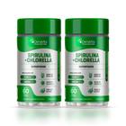 Kit 2x Frascos Spirulina 2x1, Superfoods, Rico em Proteínas, Vitaminas B, Selênio, 120 Cápsulas, Denavita