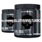 Kit 2x Glutamina Turbo Pote 300g Blackskull