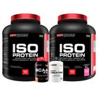 Kit 2x Iso Protein 2kg + Creatina 100g + BCAA100g - Bodybuilders