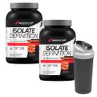 Kit 2x isolate definition 900g body action + coqueteleira 600ml