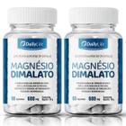 kit 2x Magnésio Dimalato 60 Cápsulas, Auxilia no Meta bolismo, Concentração e Imu nidade, com 260mg de Magnésio, Livre de Glúten - DailyLife