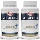 Kit 2x Mega 1500mg Dha E 300mg Epa - 120 Caps - Vitafor