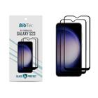 Kit 2X Películas 3D Vidro 9H para Samsung Galaxy S23 Tela toda