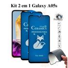 Kit 2x Películas Fosca Privacidade para Samsung Galaxy A05S Anti Espião - HUANG