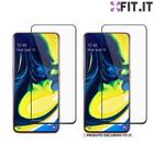 Kit 2x Películas Protetoras 3D Vidro Rígido Novo Samsung Galaxy A80 - FIT.IT