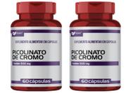 Kit 2x Picolinato de Cromo 500mg 60 capsulas Muwiz