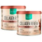 Kit 2x Potes Collagen Renew Chocolate Colágeno Verisol 300g Colágeno E Proteína