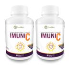 Kit 2x Super Vit C Imune 5+ (Arginina Vitamina C Vitamina D Zinco e Cálcio) 60 Comprimidos 1000mg - Tree of Life