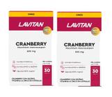 Kit 2x Suplemento Lavitan Cranberry Com 30 Cápsulas - Cimed