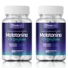 Kit 2x Suplemento Mela tonina + L-Triptofano Formula Completa 60 Comprimidos 1000mg DailyLife