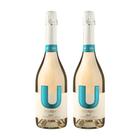 Kit 2x Vinhos Brancos Chileno Espumante U Undurraga Brut