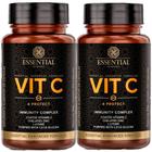 Kit 2x Vitamina C - 4 Protect - (120 Capsulas cada) - Essential Nutrition