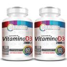 Kit 2X Vitamina D3 2000Ui 1000% 60 Cápsulas - Multivita