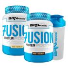 KIT 2x Whey Fusion 900g + Coqueteleira - BRN Foods