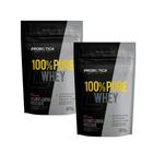 Kit 2x Whey Protein 100% Pure Whey Probiótica Refil 825g