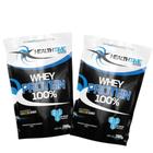 Kit 2x Whey Protein 100% Refil (4,2kg) - Sabor Morango - Health Time Nutrition