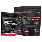 Kit 2x Whey Protein 6 Six Protein 2kg + 1x Whey Protein 6 Six Protein 900g Bodybuilders