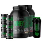 Kit 2x Whey Protein Complex + 2x Bcaa + 2x Glutamin + 2x Crea + Copo