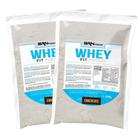 Kit 2X Whey Protein Fit Foods 500G Chocolate - Brn Foods