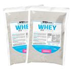 Kit 2X Whey Protein Fit Foods 500G Morango - Brn Foods