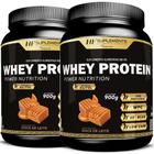 Kit 2X Whey Protein Power Nutrition Doce De Leite 900G - HF Suplements