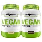 KIT 2x Whey Protein Proteína Vegana Vegan Protein 500g - Whey Vegano para Ganho de Massa Muscular