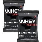 Kit 2X Whey Protein Turbo Refil 900G - Black Skull