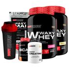 KIT 2x Whey Protein Waxy Whey Pote 900g + BCAA 4,5 100g + POWER Creatina 100g + Waxy Maize 800g + Coqueteleira- Ganho de Massa Muscular- BODYBUILDERS Menor preço em KIT 2x Whey Protein Waxy Whey Pote 900g + BCAA 4,5 100g + POWER Creatina 100g + Waxy Maize 800g + Coqueteleira- Ganho de Massa Muscular- BODYBUILDERS