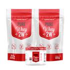 Kit 2x Whey Pure 2W Refil 900g + Pure Crea+Tech 96g PURETECH