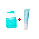 Kit 2x1 Creamy Skincare Gel de Limpeza + Hidratante Vegano Tratamento Facial Limpeza Antioleosidade Hidratante