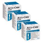 Kit 3 Accu-Chek Guide Tira Teste 50 Unidades