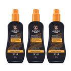 Kit 3 Acelerador de Bronzeado Dark Tanning Clear Spray Gel 237g Australian Gold