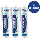 Kit 3 Adesivos Acrilico Selador De Trincas Cola Moldura 425G