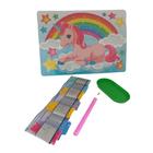 Kit 3 Adesivos De Pintura 5D Diamante Infantil desenhos