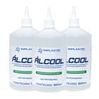 Kit 3 Álcool Isopropilico 500ml - 99,8% PCI Limpeza Eletrônica, Placas e Circuitos