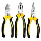 Kit 3 Alicates Universal 8” Alicate Corte e Alicate de Bico
