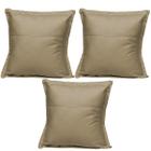 kit 3 Almofadas Decorativas Para Sala Quarto Cores Suede - Clique e Decore - Clique & Decore