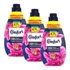 Kit 3 Amaciantes Concentrados Comfort Brisa Elegante 1,5L cada