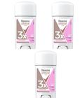 Kit 3 Antitranspirantes Creme Rexona Clinical Classic 58g