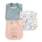 Kit 3 Babadores Carters Impermeável Três Camada