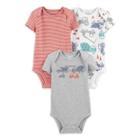 Kit 3 Babadores Carters Impermeável Três Camada Menino Menina Original