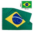 Kit 3 Bandeira Brasil Original Grande 90x130 100% Poliéster